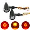 HDBUBALUS Motorcycle Turn Signal Light Brake Turn Signal Light LED Energy Saving Cannonball Type for Harley