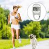 3D Digital Pedometer with Clip for Easy Walking Pedometer Tracks Steps and Miles/Kilometers Calories Burned and Active Time 7 Day Memory