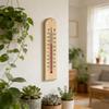 Wooden Temperature Gauge for Home and Office Large Display Accurate Measurement -40℃ to 50℃ Safe Kerosene Wall Mount Easy to Read