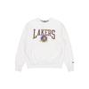 NBA Los Angeles Lakers Fleece Pullover Crew Neck Sweatshirt Men Sweatshirt Grey White DN4905-051