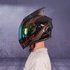 JIEKAI Jie Kai non-motorcycle helmet, unisex, summer model, dual visor, full-face, anti-fog, for personalized motorcycle riding