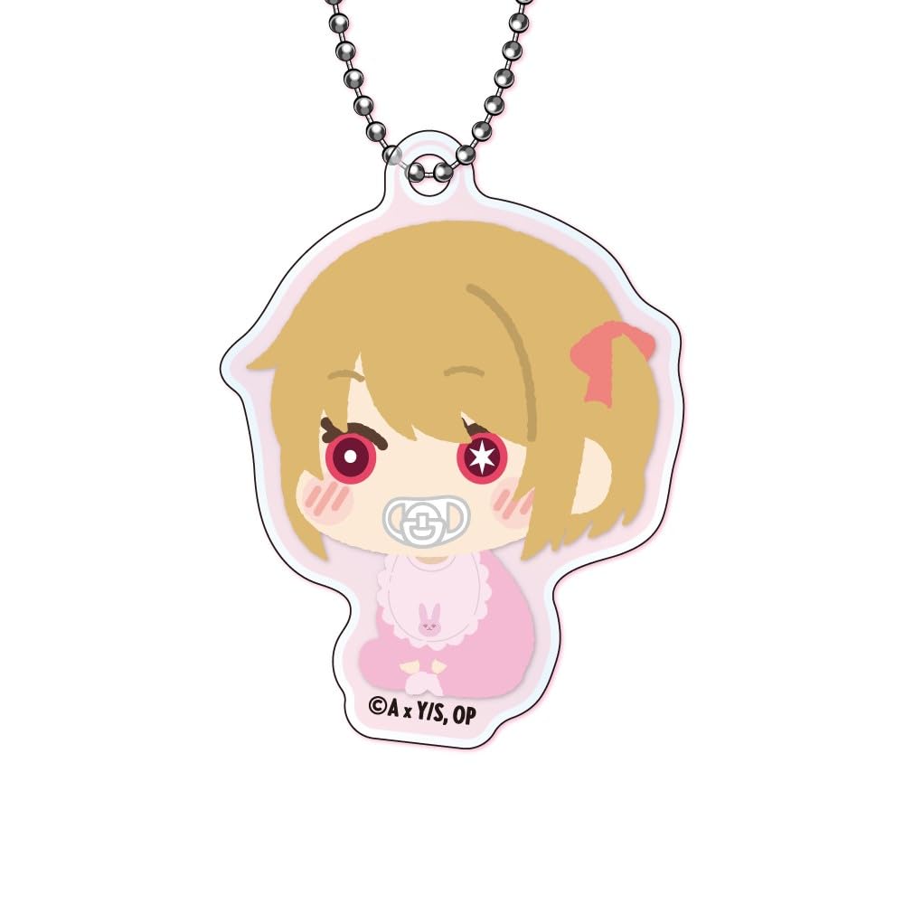 Xebec [Oshi no Ko] Fluffy Acrylic Keychain 1 Box Approx. W47 x H63mm Made of Acrylic and Metal