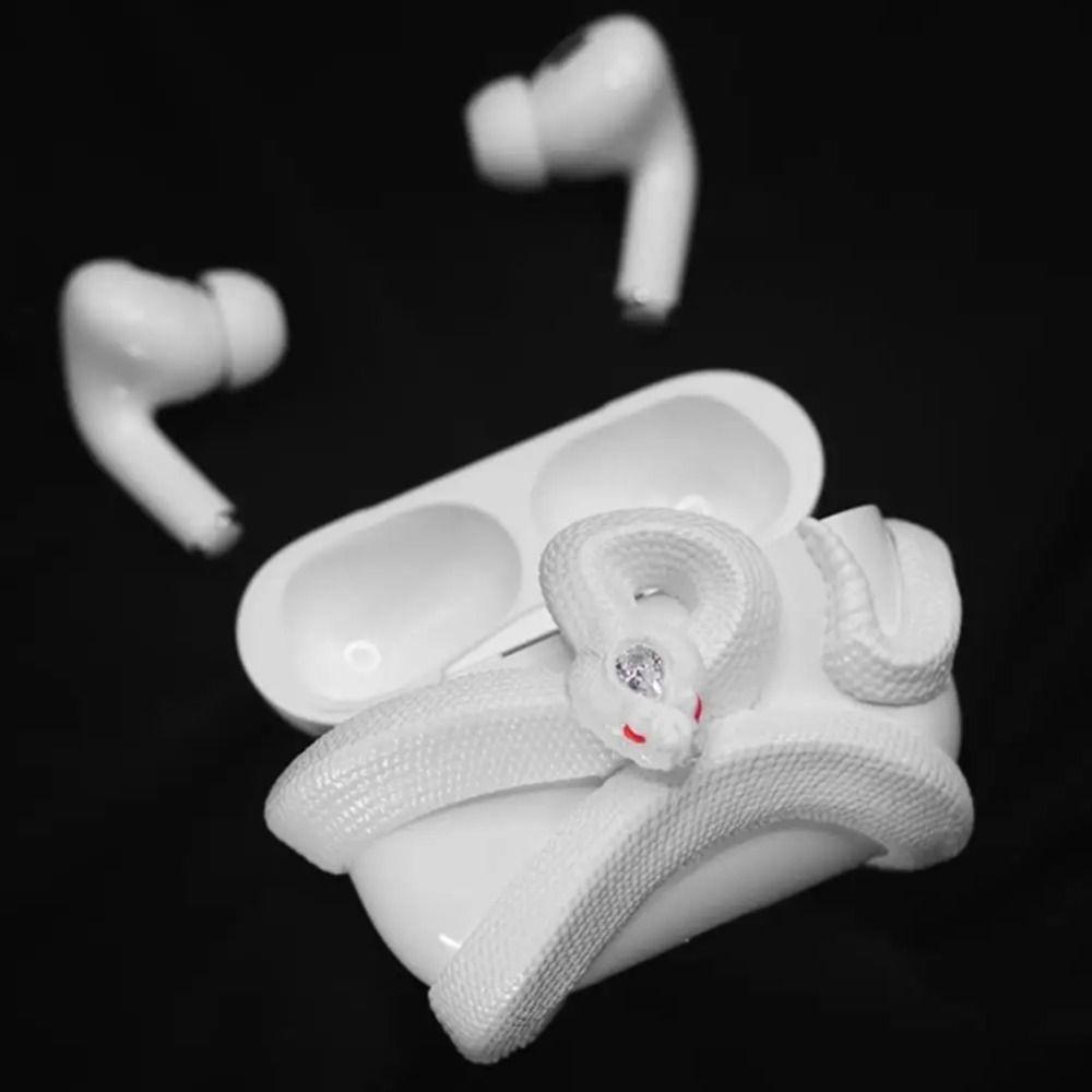 Заводная змея смола защитный чехол для наушников 3D защитная оболочка для AirPods Pro/Pro 1 2 3 4