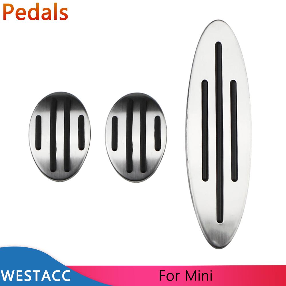 Автомобильные педали газового тормоза, педаль сцепления для MINI Cooper One Hatch Hardtop Countryman JCW R56 R60 R61 F54 F55 F56