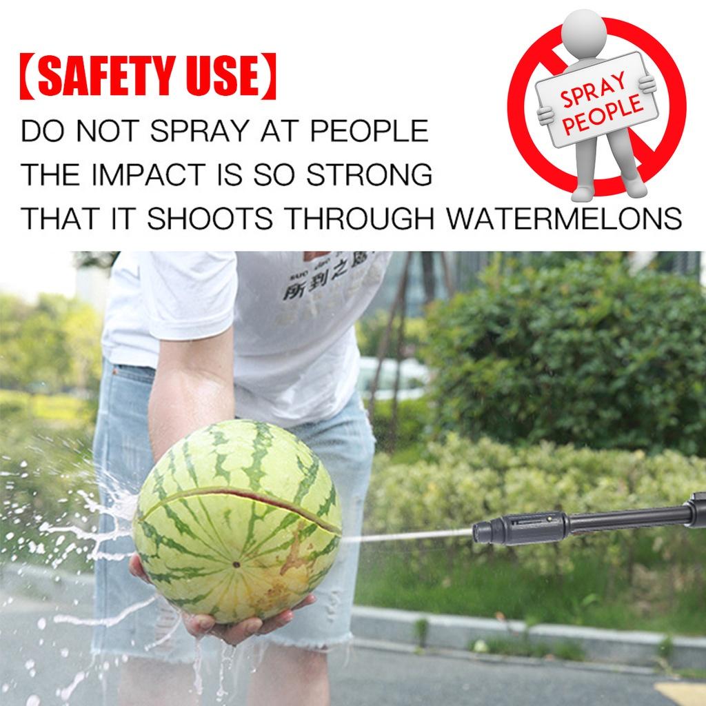 48VF 600 Вт Беспроводная автомобильная мойка Душевая пистолет Мойка высокого давления Электрический распылитель воды Очиститель с аккумулятором 25000 мАч Сад