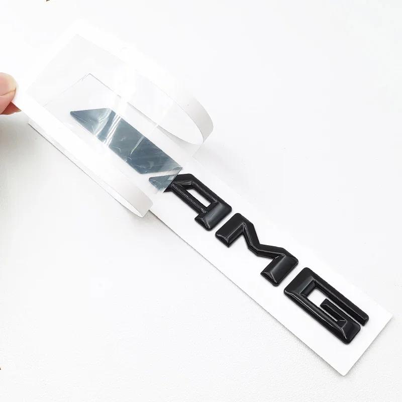 3D ABS Black CLA45 Logo TURBO 4MATIC Badge For Mercedes Benz CLA 45 AMG W117 Car Rear Star Sticker Trunk AMG Emblem Accessories