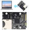 Адаптер-конвертер SD-карты памяти в SATA с корпусом для 2,5-дюймового SATA SSD