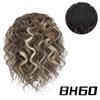MISS WIG Synthetic Claw Clip In Bun Ponytail Wig Extension Wavy Curly Drawstring Ponytail Wig For Elegant Women Daily Wear