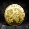 Сувенирная монета Американский Орел Свободы Памятная монета Двойной Орел Счастливая Золотая Серебряная монета Памятная медаль