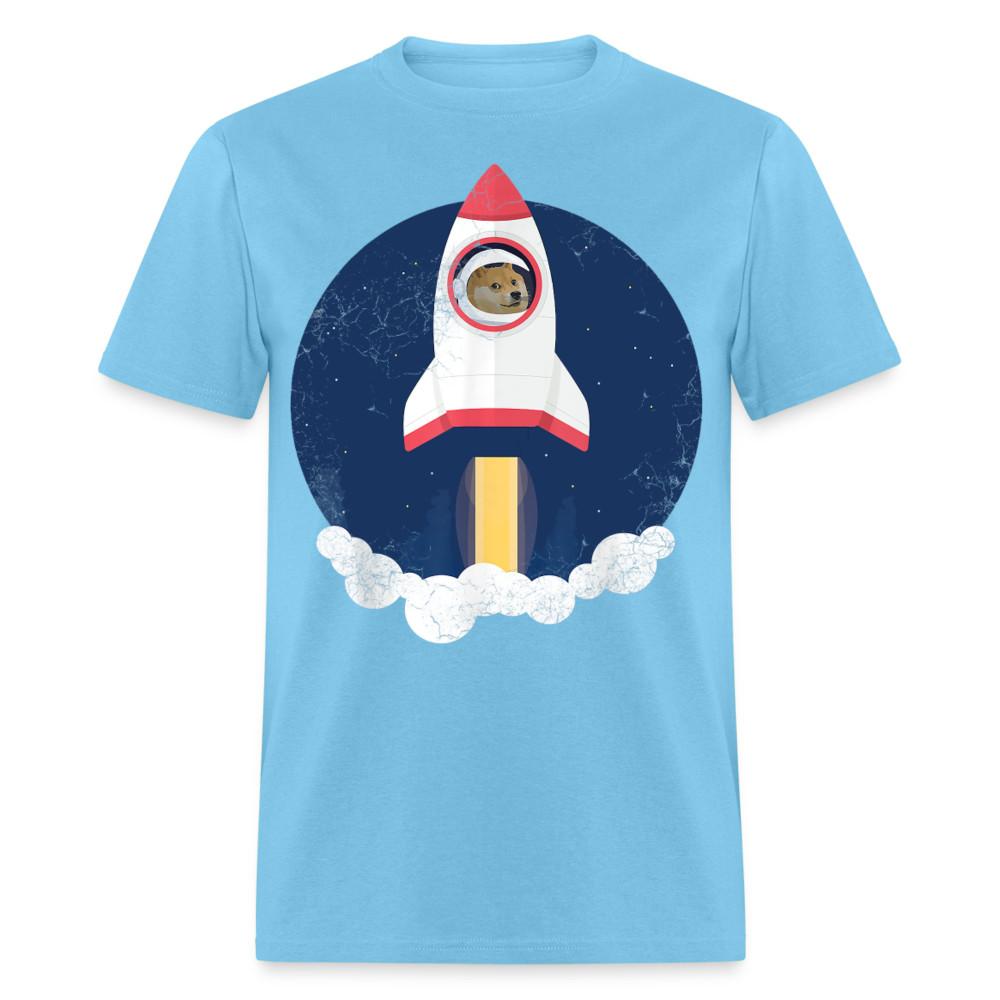 Футболка Dogecoin To the Moon Собака HODL Ракета Крипто Мем Футболка Размеры S-6XL