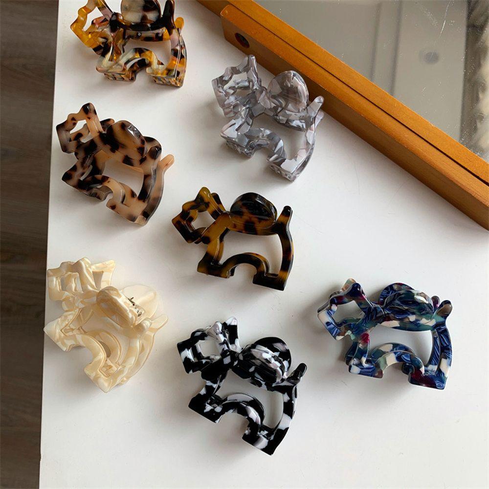 Fashion Design Women Hair Accessories Dog Hollow Hair Claw Animal Barrettes Korean Style Hair Clip