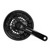 SHIMANO Front Chainwheel (MTB) FC-TY501-L 42ÁE4ÁE4T 170mm 8S/7S/6S with Chain Guard Black Compatible BB Square Shaft 122.5mm (D-NL) EFCTY501C244CLB TO
