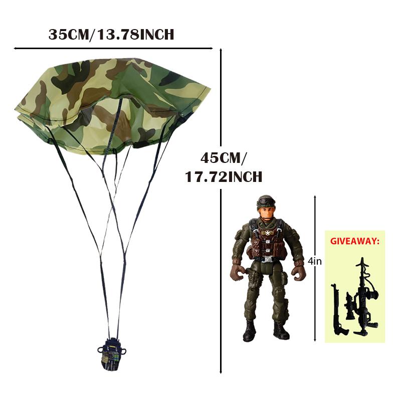 Игрушка Парашют Армия Полиция Военный Снег Флот Солдат Фигурка Игрушка Ручной Запуск Детская Игра для Мальчика Детей Рождественский Подарок