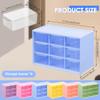 6 шт. Мини-органайзер со съемным ящиком, штабелируемый, маленький настольный органайзер, настольный ящик для хранения для DIY рукоделия, художественных принадлежностей, ювелирных изделий