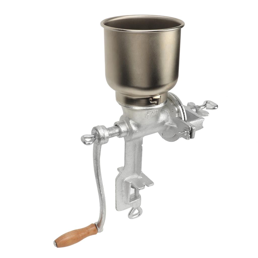 Ручная мельница для зерна из луженого чугуна, ручная мельница для кукурузы, ручная мельница для овса, пшеницы