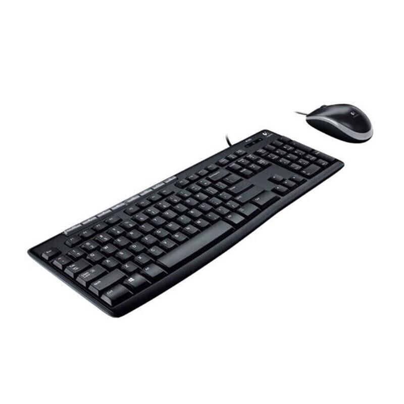 Logitech MK200 Wired Multimedia Keyboard and Mouse Combo