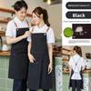 Breathable Sleeveless Apron Canvas Working Clothes Portable Cooking Aprons  For Restaurants Cafe