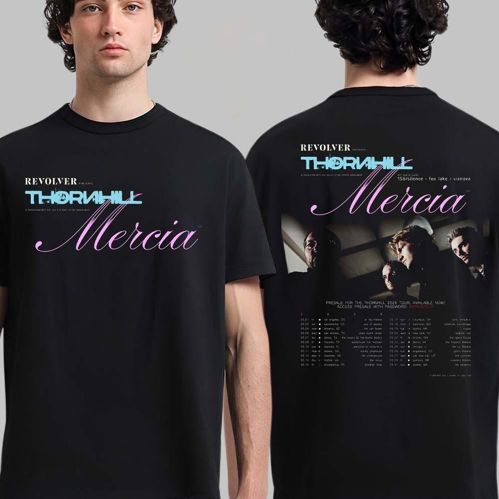 Thornhill 2026 Mercia Tour Северная Америка Расписание Даты Двусторонняя Футболка