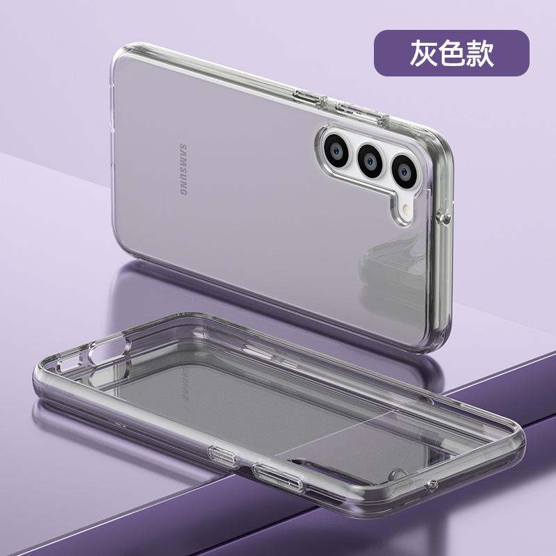 Новый чехол для мобильного телефона Samsung S23Plus со вспышкой, блестками и магнитом подходит для S23plus terminator, прозрачный, противоударный, защитный чехол.