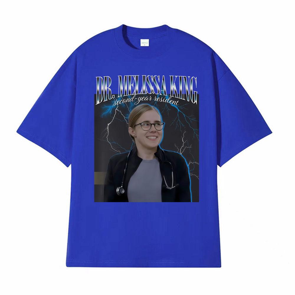 Dr Melissa King Retro Vintage 90s Style Tshirt Men Women Clothing Harajuku Casual T Shirt Oversized Short Sleeve T Shirts Tops