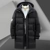 Men's Winter Jacket Warm Cotton Down Hooded Parka Men Windbreaker Padded Long Padding Coat