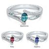 Sanjie Wish предлагает роскошные обручальные кольца с аквамариновым топазом в европейском и американском дизайне.