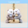 Adorable Cute Beaver Plush Toy Keychain Hangtag Doll Soft Pp Cotton Accessory