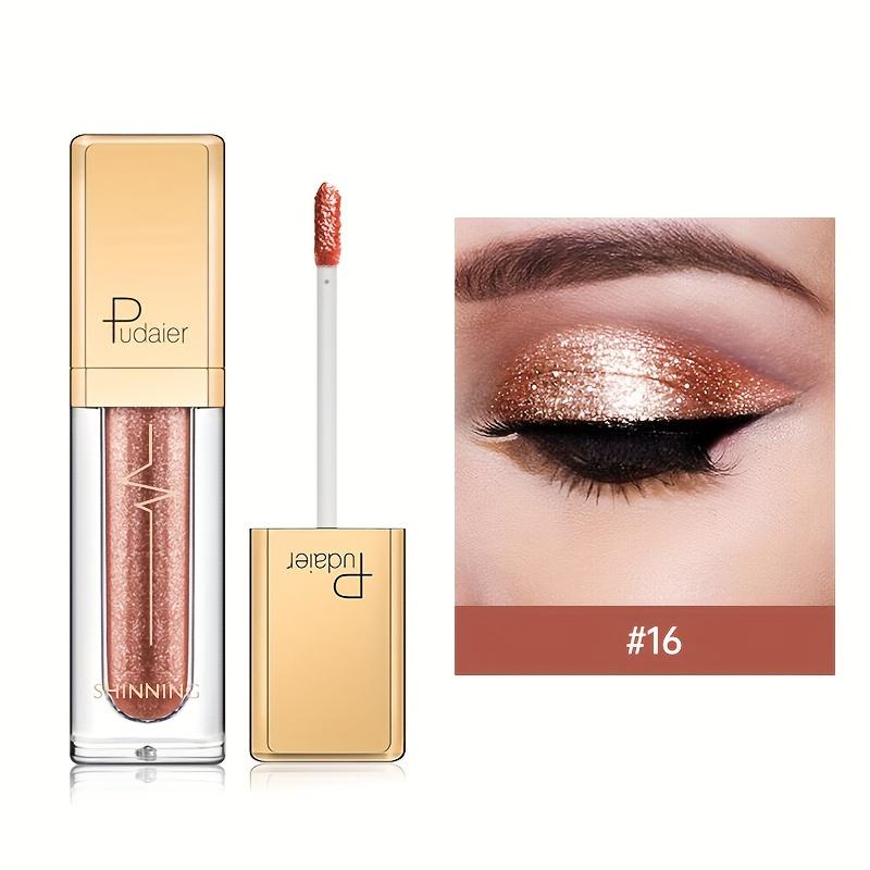 Make Up Liquid Eyeshadow Waterproof Glitter Pigments Purple Gold Metalic Women Beauty Gel Eye Shadow Cream 18 Colors Makeup Shimmer Shadow