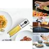 Кухонная бутылка-распылитель для оливкового масла из нержавеющей стали, насос, масленка, для гриля, герметичная