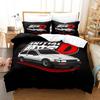 Initial D Ae86 Комплект постельного белья Single Twin Full Queen King Size Комплект постельного белья Aldult Kid Bedroom Duvetcover Sets 3D Anime Bed Sheet Set