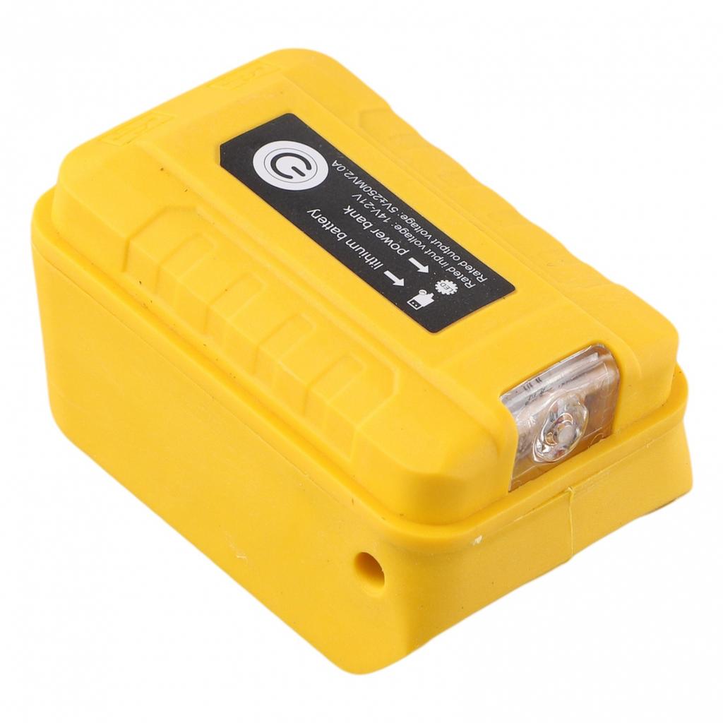 Dual USB Battery Adapter for Dewalt For DCB203 For DCB200 with LED Indicator