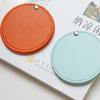 Pu Leather Makeup Mirror Ultra-Thin Pocket Mirror New Cosmetic Mirror