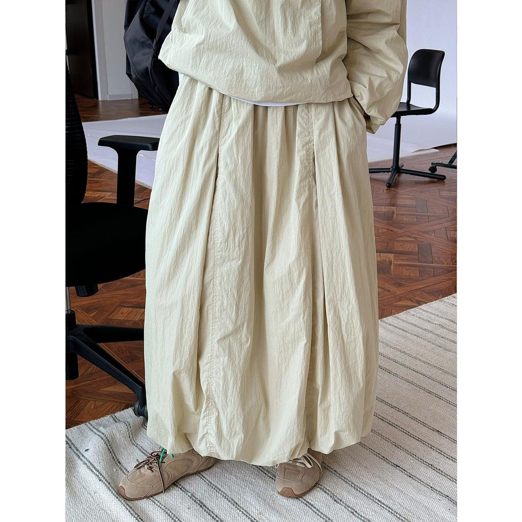 Johnature Осень-зима японская юбка-бутон эластичная пушистая свободная мода повседневная эластичная длинная юбка женская