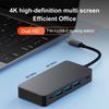 7 In 1 TYPE-C+USB3.0*3+HDMI*2+PD100W+USB-C Data Interface Hub Adapter Dock