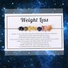 Handmade Natural Crystal Stone Beads Bracelet Black Braided Rope Chakra Jewelry for Women Men Luck Calm Love Gift