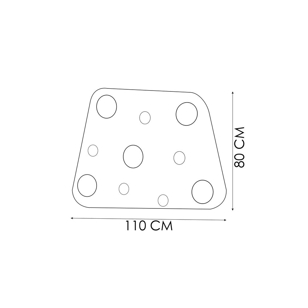 Climbing Wall Cheesy 3 Grey - Coloured Grips