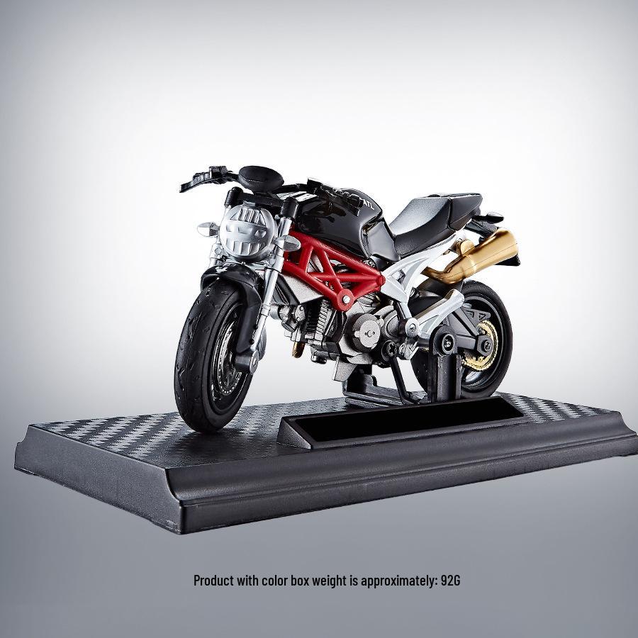 Cross-border Alloy Motorcycle Model: Racing Toy with Sliding Linkage Parts