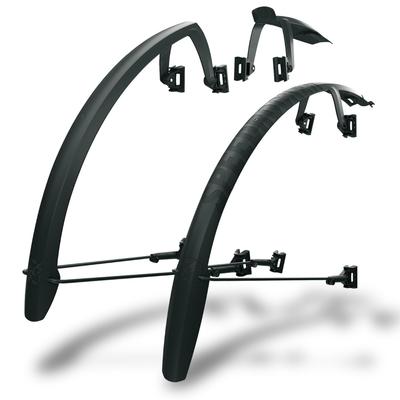 Комплект передних и задних брызговиков SKS speed rocker gravel fender черного цвета