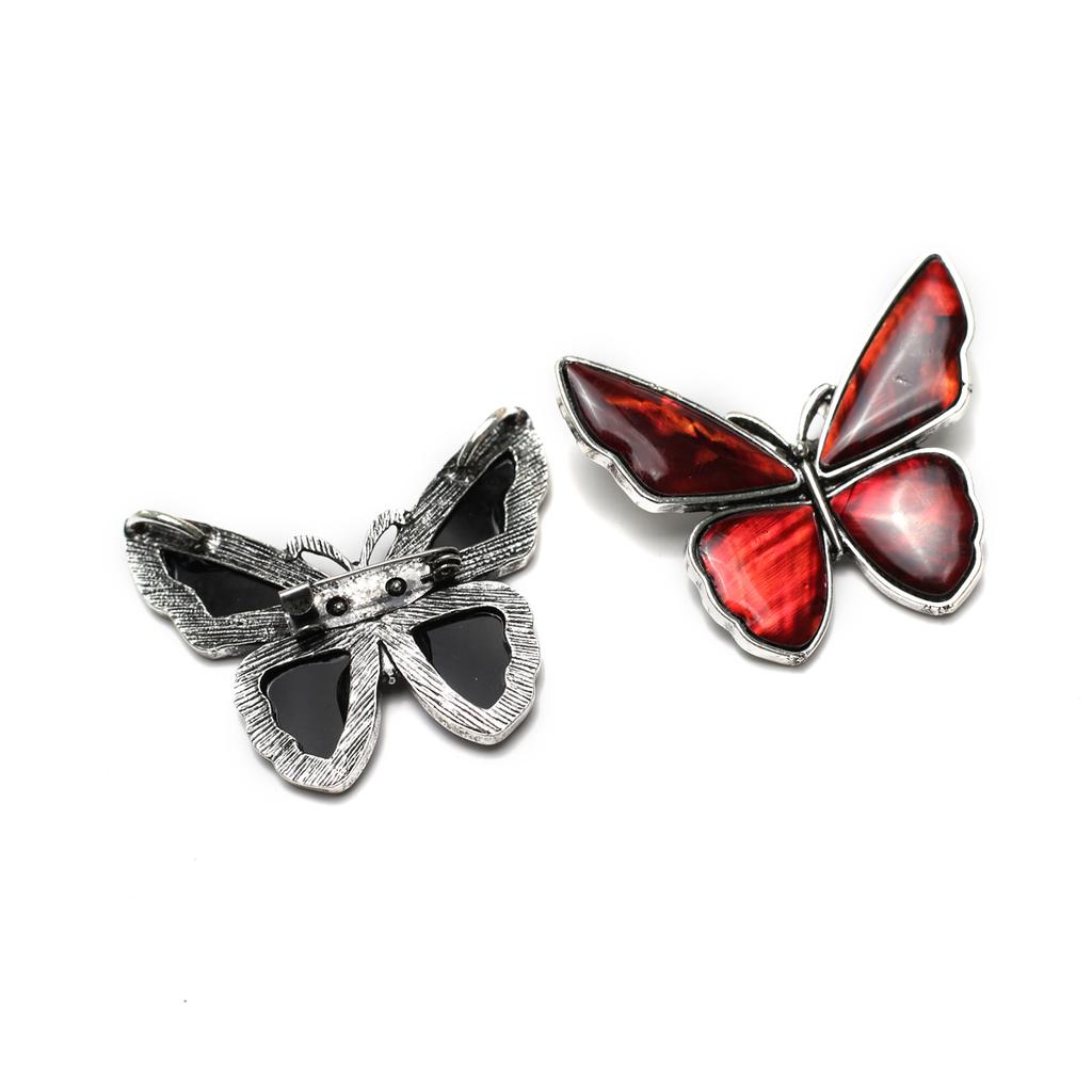 1Pc Fashion Natural Shell Butterfly Brooch Pin for Women Romantic Love Wedding Jewelry Bride Bridesmaids Gifts 50×43mm