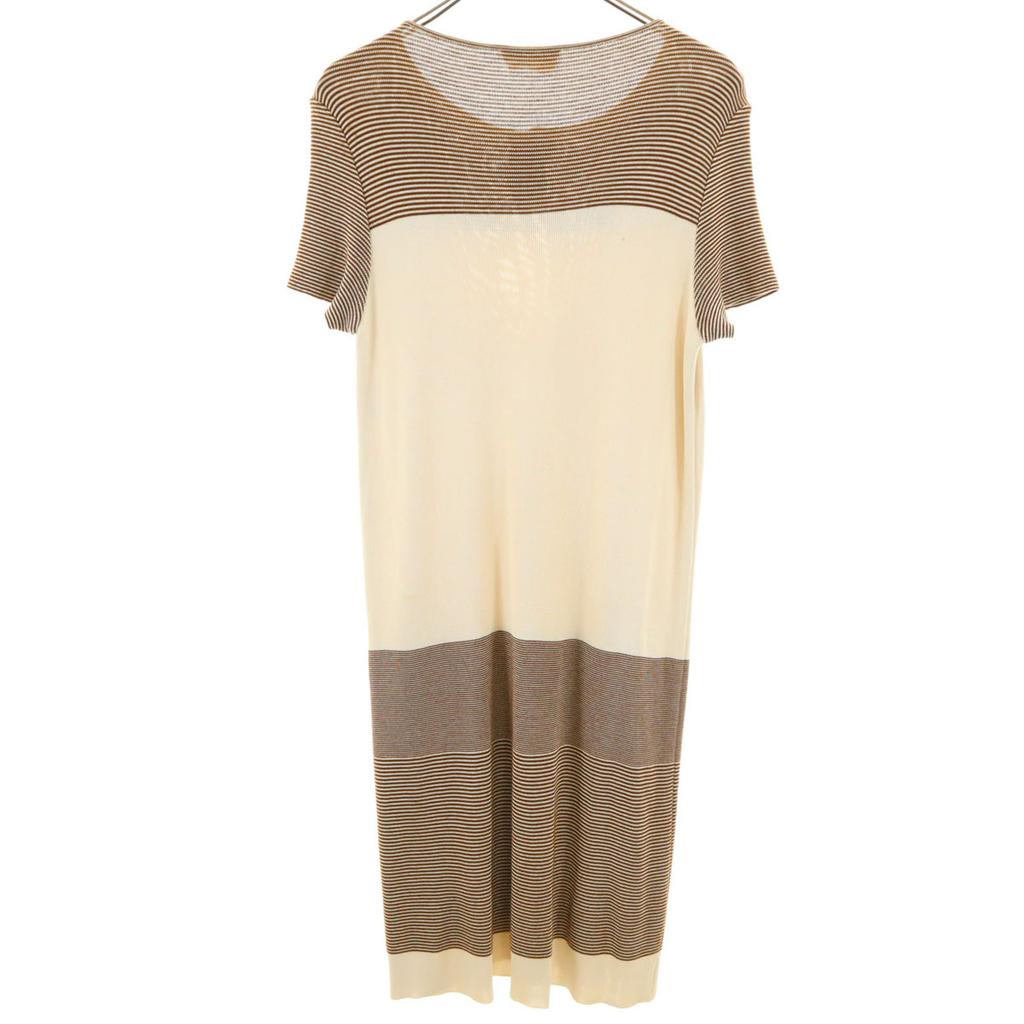 Salvatore Ferragamo 90s Made In Italy Old Short Sleeve Knit One Piece M Women Used