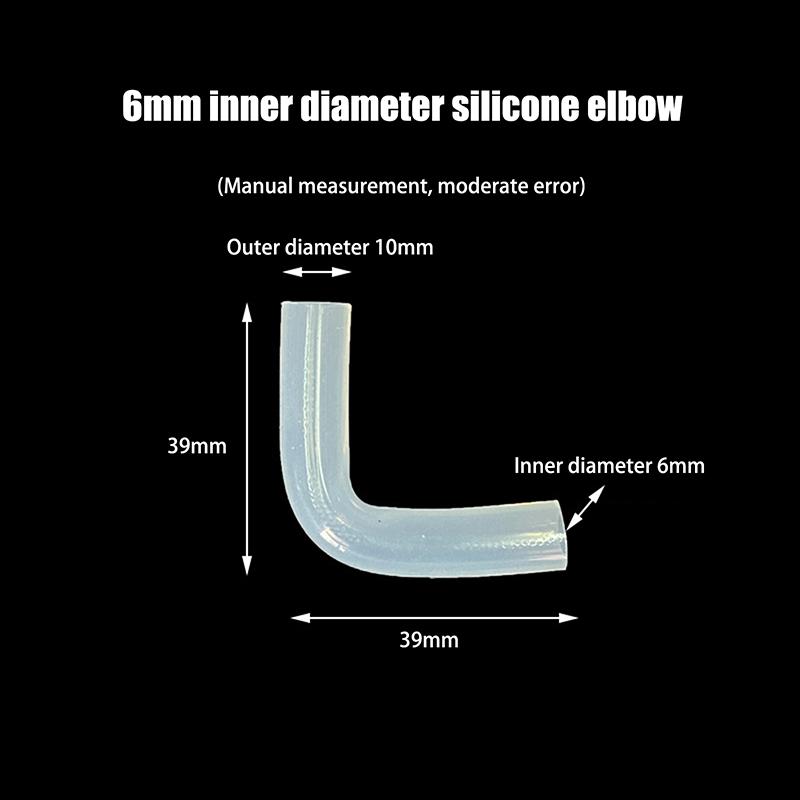 5 шт. Силиконовый колено гибкий ремонтный соединитель жесткая труба мягкий соединитель эластичный прямой угол резиновая муфта труба ирригация сад