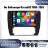 4G Android OS Carplay Auto для Volkswagen Passat B5 2000 - 2005 Автомобильный радиоприемник Навигация GPS Мультимедиа Видеоплеер AMI QLED экран