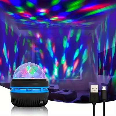 Светодиодный проектор Star Galaxy NightLights, проектор звездного неба, рождественское автоматическое вращающееся освещение, 5 В, USB, для комнаты, спальни, домашнего декора