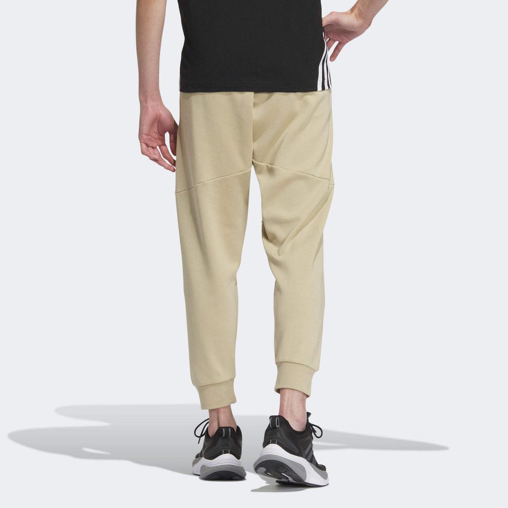 Adidas Sportswear Solid Logo Jogger Pants Men Bottoms Light-Brown IP4967