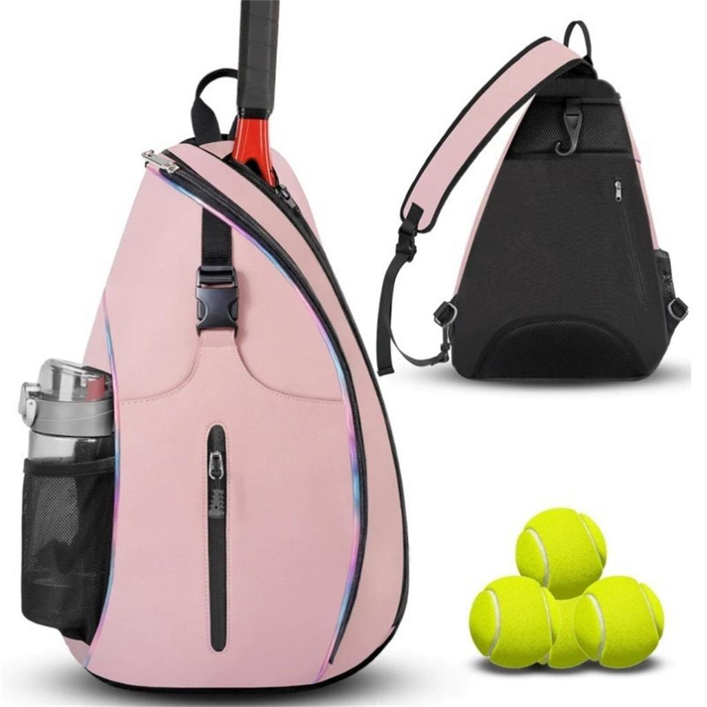 Badminton Bag – Outdoor Sports Training Tennis Bag, Pickleball Backpack, Single Shoulder Crossbody Racket Bag for Men & Women