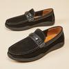 Fashion Outdoor Genuine Leather Men White Casual Shoes Brand Soft Italian Men Loafers Moccasins Breathable Slip On Black Driving Shoes