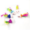5pcs Mouse Simulation Plush Pet Chew Toy Funny In Teractive Cat Toys