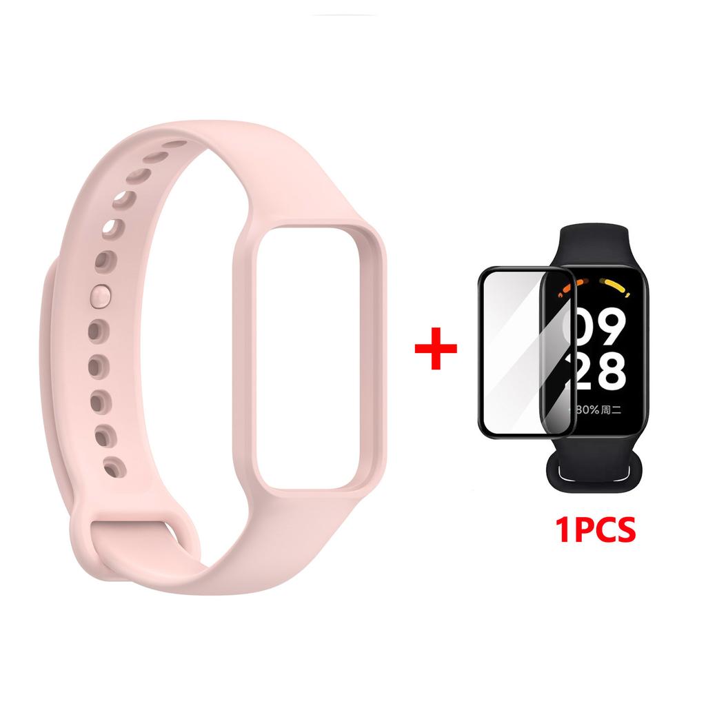 Replacement Strap For Redmi Smart Band 2 Silicone Watchbands Strap For Xiaomi Smart Band 8 Active Strap Bracelet