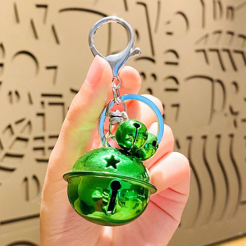 Трендовый металлический мультяшный брелок для автомобиля с милым колокольчиком, несколько вариантов цвета, подарок