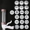 Cookie Press Kit Press Making Gun Biscuit Cake Mold Cookie Press Maker Machine Dessert Decoration Christmas Cookie Cutter